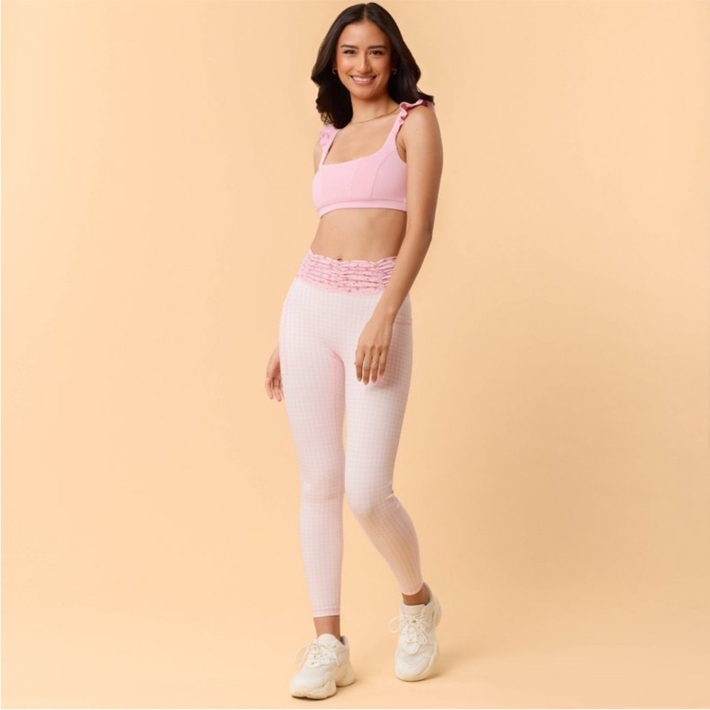 Pink Ruffle Strap Bra - Picture 3 of 10